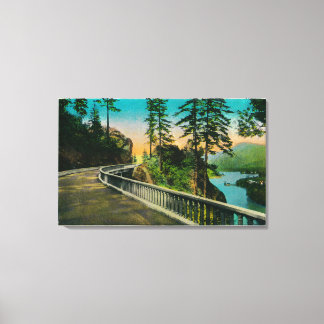 Toile Tooth Rock sur Columbia River River, OU