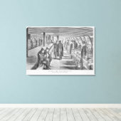 Toile Top Deck du navire hospitalier "Unite" attaché à (Insitu (Plancher de Bois))