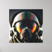 TOILE TOP GUN ACE DOG ART IMPRIMER SÉRIE NO 2 (Recto)