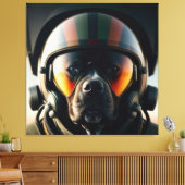 TOILE TOP GUN ACE DOG ART IMPRIMER SÉRIE NO 2 (Insitu(Salon))
