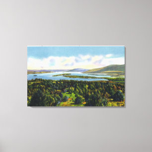 Toile Top of the World Farm Vue sur le lac