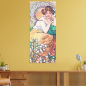 Toile Topaz (Quatre Bijoux), Alphonse Mucha (Insitu(Salon))