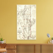 Toile Topographie du sud du Nevada (Insitu(Salon))