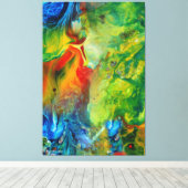 Toile Torche 1 paysage Abstrait (Insitu (Plancher de Bois))