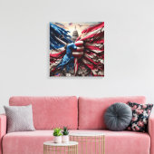 Toile Torn Country Art Print (Insitu(Salon))