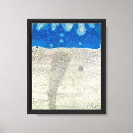 Toile Tornade dans l'eau (Recto)