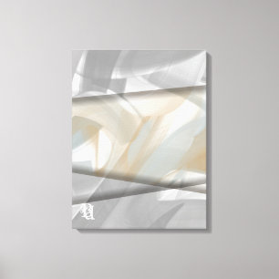 Toile Tornade sablonneuse de 18 x 24 po Tendance Art Abs