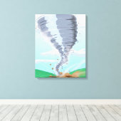 Toile Tornade Twister (Insitu (Plancher de Bois))
