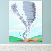 Toile Tornade Twister (Insitu (Plancher de Bois))