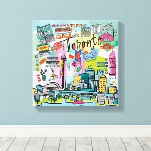Toile Toronto, Canada (Insitu (Plancher de Bois))