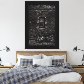 Toile Toronto Distillery District Windows 5 with Border (Insitu(Chambre))