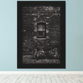 Toile Toronto Distillery District Windows 5 with Border (Insitu (Plancher de Bois))