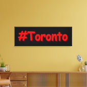 Toile "#Toronto" Joli design. Commandez dès maintenant (Insitu(Salon))