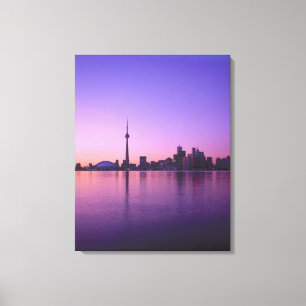 Toile Toronto Skyline la nuit, Ontario, Canada
