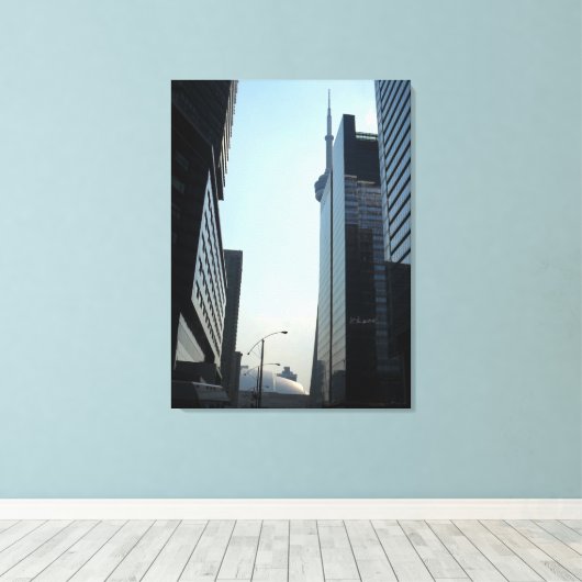 Toile Toronto, vue panoramique (Insitu (Plancher de Bois))