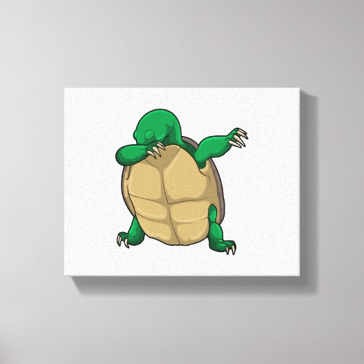 Toile Tortue à la danse hip hop Dab (Recto)