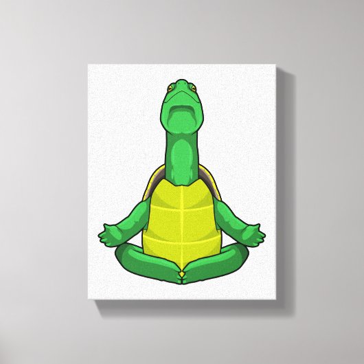 Toile Tortue à la méditation de Yoga (Recto)