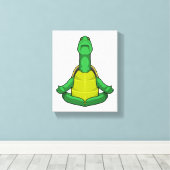 Toile Tortue à la méditation de Yoga (Insitu (Plancher de Bois))