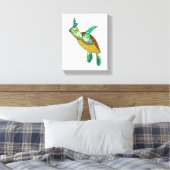 Toile Tortue à la plongée avec tuba (Insitu(Chambre))