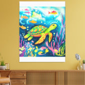 Toile Tortue à peinture (Insitu(Salon))