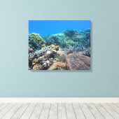 Toile Tortue Art-Mer (Insitu (Plancher de Bois))