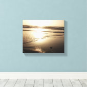 Toile Tortue au coucher du soleil (Insitu (Plancher de Bois))