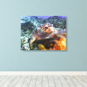 Toile Tortue Cuzumel #4 (Insitu (Plancher de Bois))