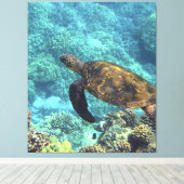 Toile tortue de mer (Insitu (Plancher de Bois))