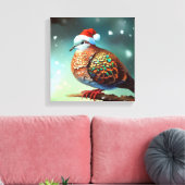 Toile Tortue de Noël 3 (Insitu(Salon))