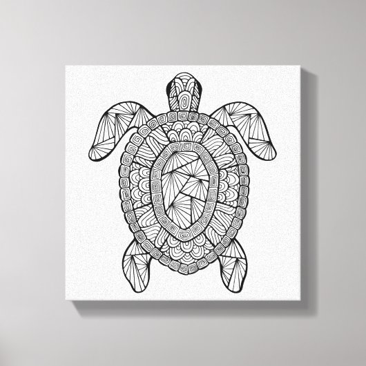 Toile Tortue inspirée 6 (Recto)