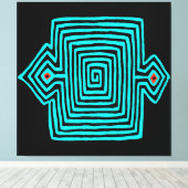 Toile Tortue Mola Panama - Noir Bleu (Insitu (Plancher de Bois))