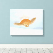 Toile Tortue sous l'eau. (Insitu (Plancher de Bois))