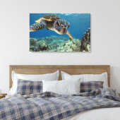 Toile Tortue verte hawaïenne (Insitu(Chambre))