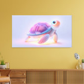 Toile Tortue Violette (Insitu(Salon))