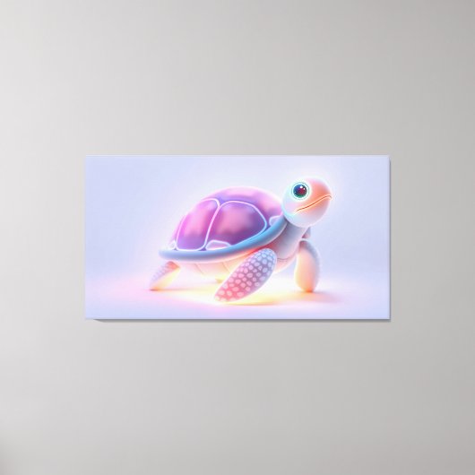 Toile Tortue Violette (Recto)