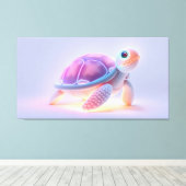 Toile Tortue Violette (Insitu (Plancher de Bois))