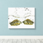 Toile Tortues rouges (Insitu (Plancher de Bois))