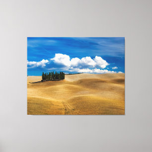 Toile Toscane (Italie) Paysage des plaines