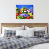 Toile Toscane Whimsical Paysage Folk Art Canvas Imprimer (Insitu(Chambre))