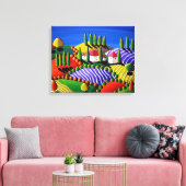 Toile Toscane Whimsical Paysage Folk Art Canvas Imprimer (Insitu(Salon))