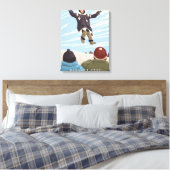 Toile Toss de couverture de l'Alaska - Barrow, Alaska (Insitu(Chambre))