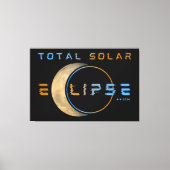 TOILE TOTAL SOLAR ECLIPSE 8 AVRIL 2024 SYSTÈME SOLAIRE (Recto)