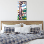 Toile Totem haïda | Emily Carr | (Insitu(Chambre))