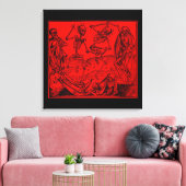 Toile Totentanz / Danse de macabre (Insitu(Salon))