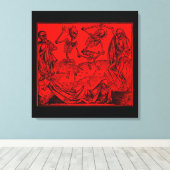 Toile Totentanz / Danse de macabre (Insitu (Plancher de Bois))