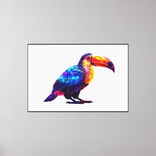 Toile Toucan Beau Couleur (Recto)