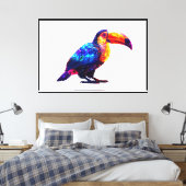 Toile Toucan Beau Couleur (Insitu(Chambre))