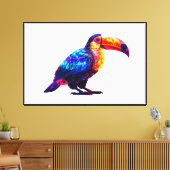 Toile Toucan Beau Couleur (Insitu(Salon))