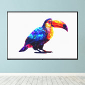 Toile Toucan Beau Couleur (Insitu (Plancher de Bois))