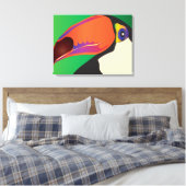 TOILE TOUCAN SUR CANVAS (Insitu(Chambre))